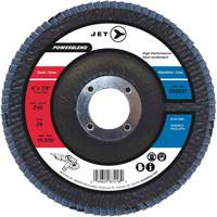 Flap Discs - Steel/Stainless Steel Application, 6" x 7/8", Type 29, Z40 Grit, Zirconium Equipment World