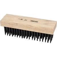 6SB Brosse &agrave; r&eacute;curer manuelle, Acier au carbone, 6 x 19 rangs de fils, Longueur 7-1/4" Equipment World
