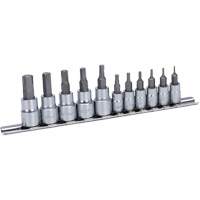JHBS-11S Jeu de douilles SAE Hextractor, Hexagonale, Prise 1/4"/3/8", 11 mr Equipment World