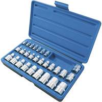 SS328TS External Socket Sets, Torx&reg;, 1/2"/1/4"/3/8" Drive, 28 Pcs Equipment World
