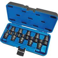 Jeux de douilles universelles, 10 Mcx, Chocs, Prise de 3/8" Equipment World