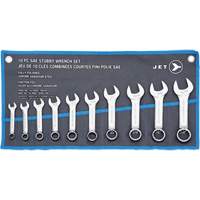 SCWS-10S Stubby Wrench Sets, Combination, 10 Pieces, Imperial Equipment World