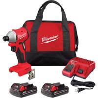 M18 Compact Brushless 3-Speed Hex Impact Driver Kit, Lithium-Ion, 18 V, 1/4" Chuck, 1700 in-lbs Torque Equipment World