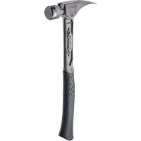 TIBONE Milled Titanium Framing Hammer, 14 oz., Solid Steel Handle, 15-1/4" L Equipment World
