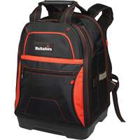 Molded Base Bottom Tool Backpack, Black/Red, Ballistic/Polyester Equipment World