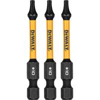 3-Piece FLEXTORQ&reg; Impact Screwdriving Bits, Torx, T-10, 1/4" Drive Equipment World