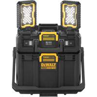 ToughSystem&reg; 2.0 Adjustable Work Light with Storage, 16" x 11" x 14", Black/Yellow Equipment World