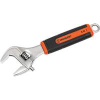 Adjustable Wrench, 6" L, 26 mm/1-4/5" Max Width, Chrome/Polished Equipment World