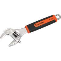 Adjustable Wrench, 8" L, 2-1/5"/31 mm Max Width, Chrome/Polished Equipment World
