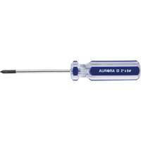 Tournevis Philips bleu transparent avec bandes, #0, Prise Plastique Equipment World