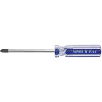 Tournevis Philips bleu transparent avec bandes, #2, Prise Plastique Equipment World