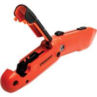 Couteau de s&eacute;curit&eacute; autor&eacute;tractable, 1", Acier, Prise en Aluminium Equipment World