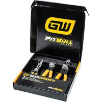 Jeu de pinces pour &eacute;lectricien avec poign&eacute;es enduites PITBULL, 3 Morceaux Equipment World