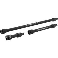 3-Piece Impact Locking Extension Set, 3/8" Drive, Manganese Phosphate Finish, 3 Pcs Equipment World