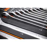 Jeu de cl&eacute;s mixtes SAE et longues &agrave; 12 pans dans un plateau de rangement en mousse, Ouverte, 19 morceaux, Imp&eacute;rial Equipment World