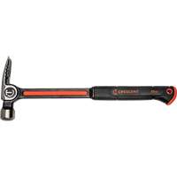 Steel Milled-Face Framing Hammer, 22 oz., Solid Steel Handle, 16" L Equipment World