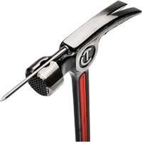 Steel Milled-Face Framing Hammer, 22 oz., Solid Steel Handle, 16" L Equipment World