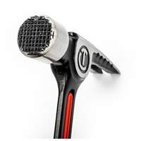 Milled-Face Framing Hammer, 28 oz., Solid Steel Handle, 16" L Equipment World