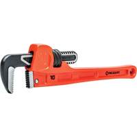 SLIM JAW Pipe Wrench, 1-9/10" Jaw Capacity, 10" Long, Powder Coated Finish, Non-Ergonomic Handle Equipment World