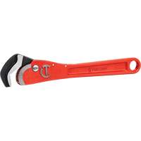 Self-Adjusting Pipe Wrench, 1-1/2" Jaw Capacity, 12" Long, Powder Coated Finish, Non-Ergonomic Handle Equipment World