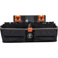 Bucket Work CentreS-Hook Large Pouch Module, Nylon, 3 Pockets, Black/Orange Equipment World