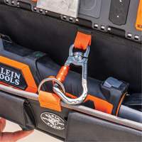 Bucket Work CentreS-Hook Large Pouch Module, Nylon, 3 Pockets, Black/Orange Equipment World