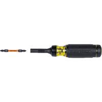 15-in-1 Ratcheting Impact-Rated Multi-Bit Torsion Zone Screwdriver, 9-1/2" L, Cushion Grip Handle Equipment World