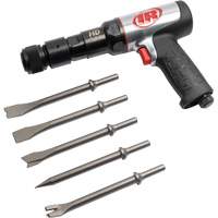5-Piece Heavy-Duty Air Hammer with Chisel Set, 2.66 CFM, 1/4" NPT, 2600 BPM, 3/4" x 3" (19mm x 76mm) Equipment World