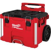 PACKOUT Rolling Tool Box, 18" x 22" x 19-1/2", Black/Red Equipment World