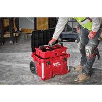 PACKOUT Rolling Tool Box, 18" x 22" x 19-1/2", Black/Red Equipment World
