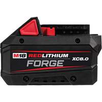 REDLITHIUM FORGE XC8.0 Battery Pack, Lithium-Ion, 18 V, 8 Ah Equipment World