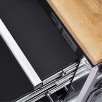 HDRC5212 HD Series Roller Cabinet, 12 Drawers, 51-1/4" W x 21" D x 40-3/10" H, Black Equipment World