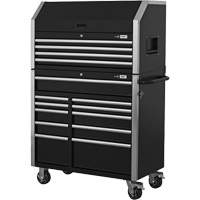 HDCC-4115 HD Series Toolbox Combo, 21-1/2" D x 44-1/5" W x 63-3/10" H, Black Equipment World