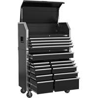 HDCC-4115 HD Series Toolbox Combo, 21-1/2" D x 44-1/5" W x 63-3/10" H, Black Equipment World