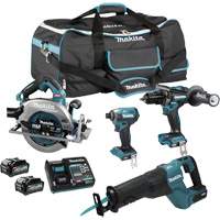 XGT Brushless 4-Tool Combo Kit, Lithium-Ion, 40 V Equipment World