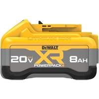 MAX* XR POWERPACK Battery, Lithium-Ion, 20 V, 8 Ah Equipment World