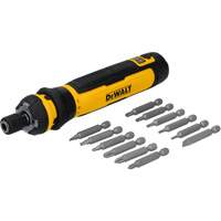 14-Piece Cordless Screwdriver Set with FLEXDRIVE Control, 4 V, 44 in-lbs/5 Nm Max. Torque Equipment World