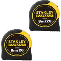 FATMAX&reg; Classic Tape Measures, 1-1/4" x 26'/8 m, Imperial & Metric Graduations Equipment World