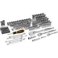 Jeu d'outils manuels pour m&eacute;canicien 90T SAE/MM avec prises 1/4", 3/8” & 1/2" Equipment World