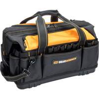 Professional 20" Tool Bag, Nylon, 33 Pockets, Black/Orange Equipment World