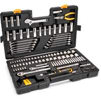 Jeu doutils de qualit&eacute; professionnelle &agrave; 72 dents, 6 pans et &agrave; prise 3/8" et 1/4" Equipment World