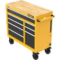 Heavy-Duty Mobile Workstation, 8 Drawers, 40" W x Yellow Equipment World