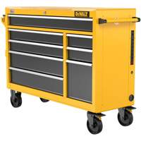Heavy-Duty Mobile Workstation, 8 Drawers, 52" W x Yellow Equipment World