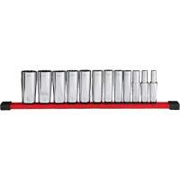 12-Point Deep Well SAE Socket Set, 12 Pcs, 3/8" Drive Size, Deep Equipment World