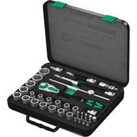 8100 SC 2 Zyklop Speed Ratchet Set, 37 Pcs, 3/8" Drive Size Equipment World
