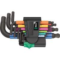 950/9 Hex-Plus Multicolour 2 L-Key Set, 9 Pcs., Metric Equipment World