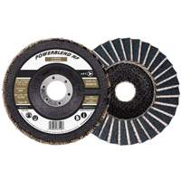 POWERBLEND NF Flap Disc, 4-1/2" x 7/8", Type 29, Z60 Grit, Zirconia Alumina Equipment World