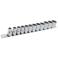 SS3812M-12 12-Point Metric Socket Set, 12 Pcs, 3/8" Drive Size Equipment World