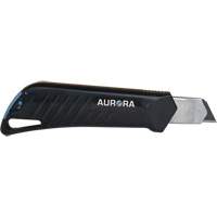Couteau professionnel de 18 mm avec verrouillage &agrave; cliquet READYEDGE, Acier inoxydable, Robuste, Prise en Plastique Equipment World