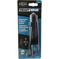 Couteau professionnel de 18 mm avec verrouillage &agrave; cliquet READYEDGE, Acier inoxydable, Robuste, Prise en Plastique Equipment World